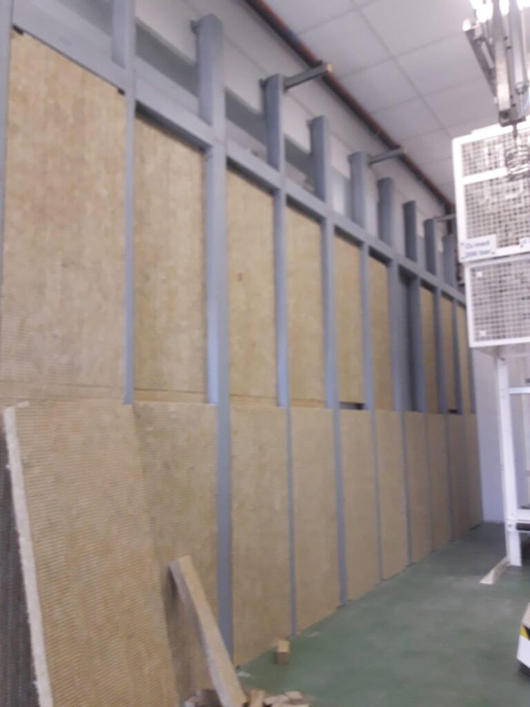 Explosiebestendige brandmuur